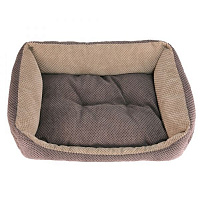 Лежак FX home Armando Brown 45х37х15 см коричневий