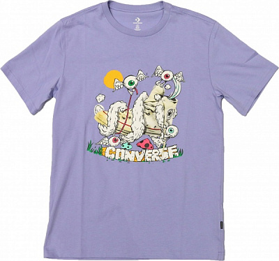 Футболка Converse Monster Chuck Tee 10023460-A03 р.S фіолетовий