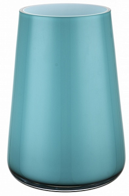 Ваза Wrzesniak Glassworks Maestro Cone 20 см бирюзовая 
