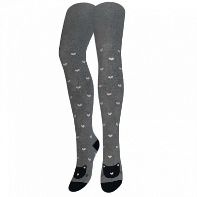 Колготки детские унисекс Легка хода 8235 р.120-128 серый меланж 