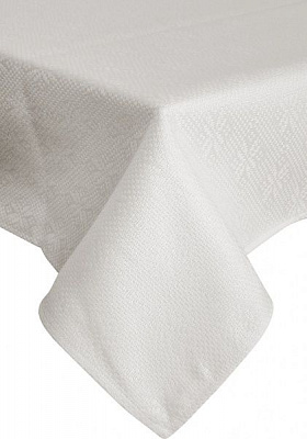 Скатерть Айвенго 40-20/00 140x140 см молочный Эдельвика 