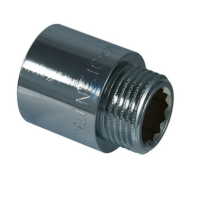 Удлинитель наружная Hi-Therm 1/2 80 мм (хром)