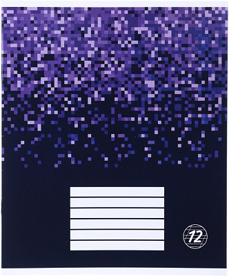 Зошит 12 аркушів у косу лінію (2252547036013) Nota Bene