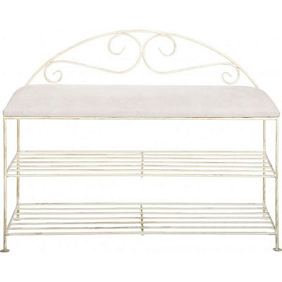 Подставка для обуви Метал Арт Престиж (28083/б) белая