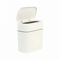 Відро для сміття MVM 10 л білий/сірий BIN-23 10L WHITE/GRAY