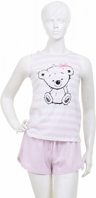 Костюм домашний женский La Nuit Home Bear р. L розовый 