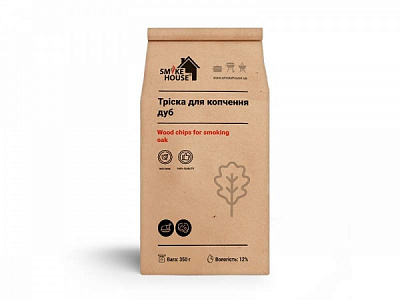 Щепа для копчения Smoke House дуб 350 г