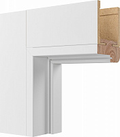 Дверная коробка телескопическая Гранд 2000х1000 мм белый