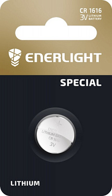 Батарейки Enerlight Lithium CR 1616 1 шт. (76160101) 
