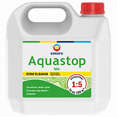 Ґрунтовка фунгіцидна Eskaro Aquastop Bio Антицвілева 3 л