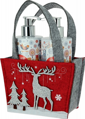 Набор подарочный унисекс Vivian Gray Glittering Chrstmas Мыло жидкое & лосьон для рук Orangenblute