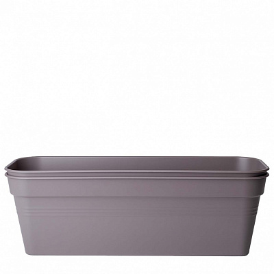 Вазон Алеана Глория балконный 40х18 см комплект 2 шт. прямоугольный 6 л капучино