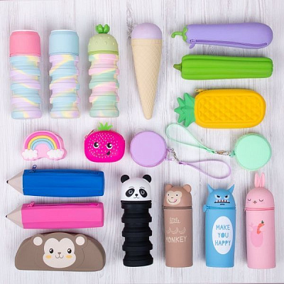 Пенал Ананас 9х7х3,5 см жовтий