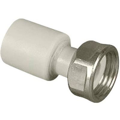 Муфта с накидной гайкой внутренняя Hi-Therm 20х1/2 для ПП труб
