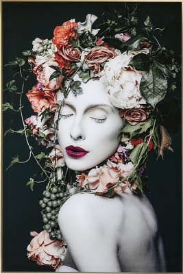 Картина на стекле try Lady 80x120 см Styler GL-01597 