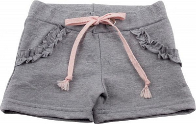 Шорти для дівчаток Luna Kids р.140 сірий меланж