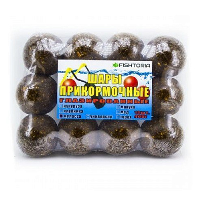 Кулі прикормові Fishtoria D40ММ (12ШТ) 400 г меляса