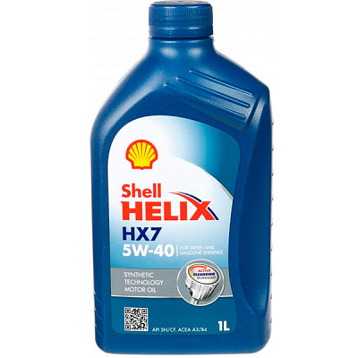 Моторне мастило SHELL Helix HX7 5W-40 1 л (550021815)