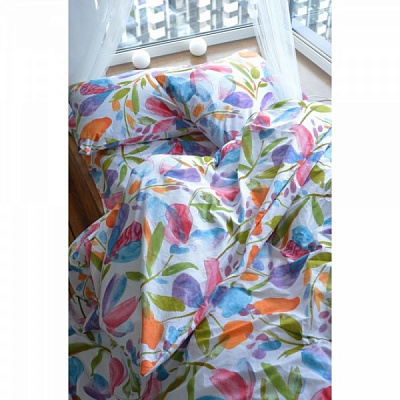 Комплект постільної білизни Emma 2.0 різнокольоровий принт SoundSleep