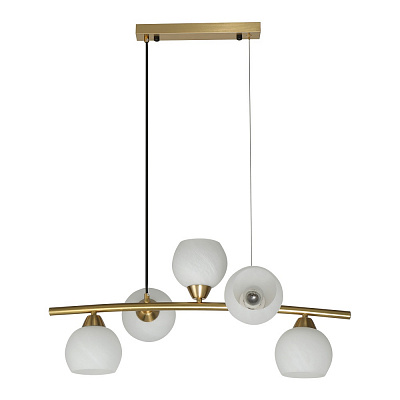 Люстра підвісна Miorro Magnolia 700x330x900мм 5x40 Вт E27 мідь 51-311-179