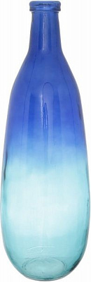 Ваза стеклянная голубая MONTANA h=75 см San Miguel