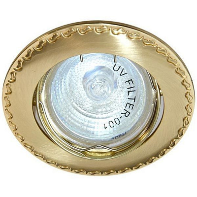 Свiтильник Feron 125Т G5.3 матове золото