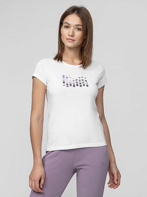 Футболка 4F D4L21-TSD211-10S р.XS білий