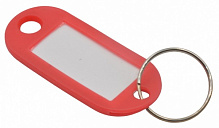 Брелок-бирка пластиковий для ключів з написом (в асортименті) KT-1201