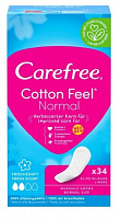 Прокладки щоденні Carefree with Cotton extract fresh normal 34 шт.