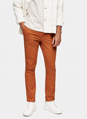 Брюки TopMan CASUAL TROUSERS 68D14T-RST 30R оранжевый