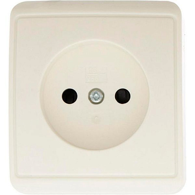 Розетка HausMark Domo HSN-SCP.H3C20G1WTG-CR кремовая