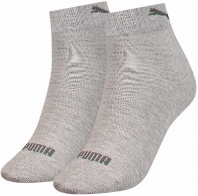 Носки Puma PUMA WOMEN QUARTER 2P GREY MELANGE 90795603 р.35-38 серый