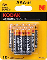 Батарейки Kodak XTRALIFE AAA (LR03, 286) 12 шт. (30890213) 