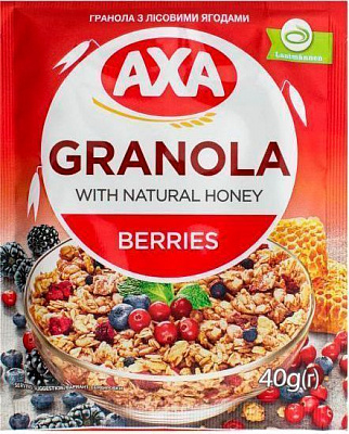 Гранола AXA з лісовими ягодами 4820008129222 40 г