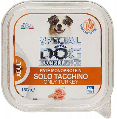 Консерва для собак для всех пород SPECIAL DOG Excellence индейка ламистер 150 г