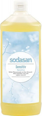 Мыло жидкое Sodasan Сенситив 1000 мл