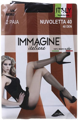 Гольфи жіночі Immagine NUVOLETTA 40 den nero р. чорний 2 шт.