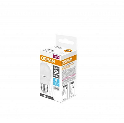 Лампа светодиодная Osram Base Промо 6,5 Вт P45 матовая E27 220 В 4000 К 