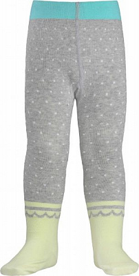 Колготки дитячі Conte-Kids Tip-Top 383 р.62-74 сіро-салатовий