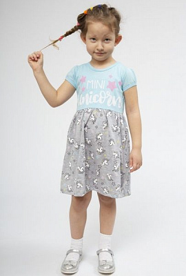 Платье Luna Kids Unikorn р.98/104 голубой 0023/12012 