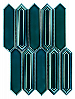 Плитка Intermatex SEVILLA AZUL GLOSS 35,3х25,5 см 