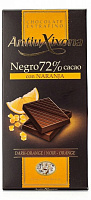 Шоколад Antiu Xixona чорний з апельсином 72% 100 г