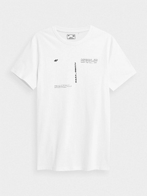 Футболка 4F T-SHIRT TSM015 H4Z22-TSM015-10S р.M білий