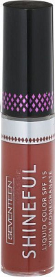 Помада губная Seventeen Shineful Liquid Color №09 10 мл