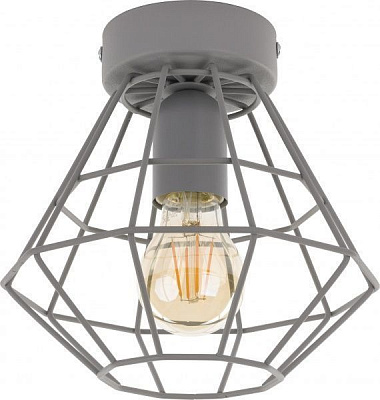 Люстра стельова TK Lighting Diamond 1x60 Вт E27 сірий 2293