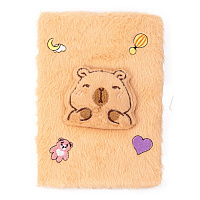 Блокнот плюшевий Forme CAPYBARA А5 80 арк. KIDS Line