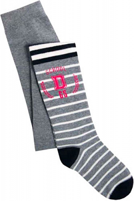 Колготки для девочек Duna 985 р.134 серый с розовым 