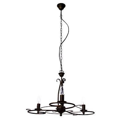 Люстра підвісна Nowodvorski DAKAR III 3xE14 антична бронза 3645