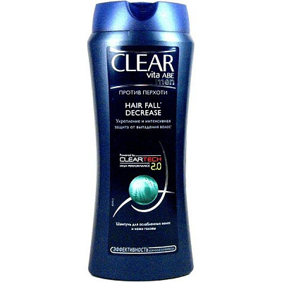 Шампунь CLEAR Проти випадіння волосся 400 мл для чоловіків