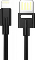 Кабель Nomi Lightning – USB 1 м черный (480527) dcpq 10i